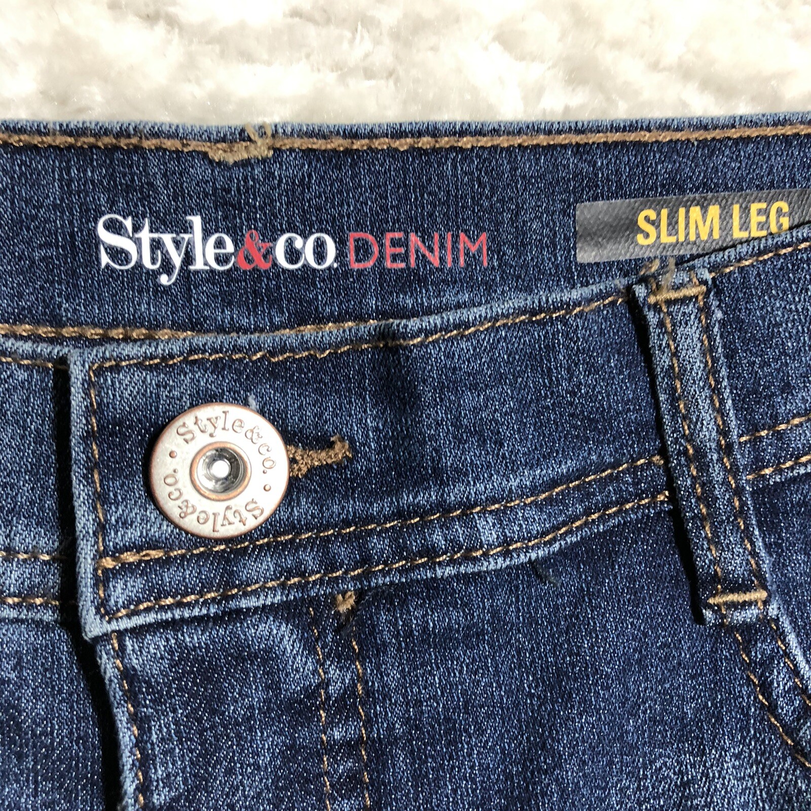 Co. Denim Women Slim Leg Tummy Control 