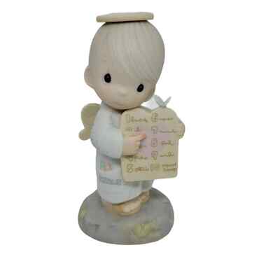 PRECIOUS MOMENTS FIGURINES ''The Greatest of These is Love'' Child with Wings Halo