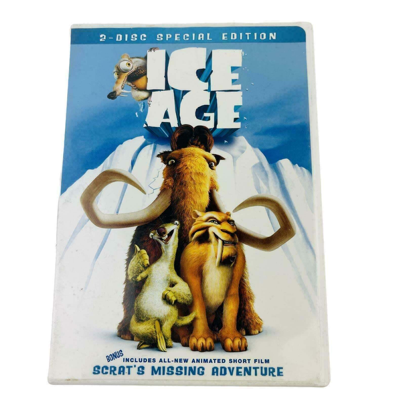 Ice Age DVD 2002 2-Disc Set Includes Full Frame and Widescreen Versions