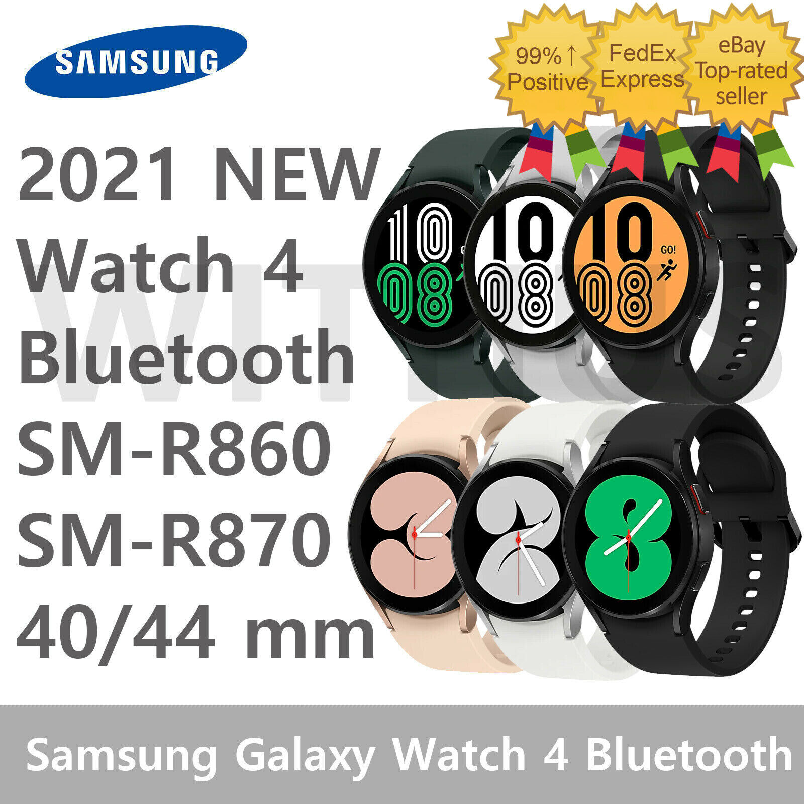 SAMSUNG Galaxy Watch 4 SM-R860 / SM-R870 40mm / 44mm Bluetooth Version Tracking | eBay SAMSUNG Galaxy Watch 4 SM-R860 / SM-R870 40mm / 44mm Bluetooth Version Tracking | eBay