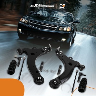 10pcs Front Lower Control Arms w/Ball Joints Kit for 2000-2007 2013 Chevy Impala