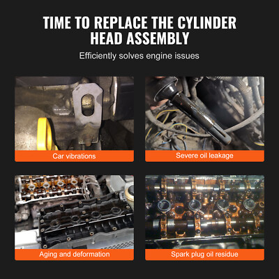 VEVOR Cylinder Head for Chevrolet 96-02/GMC/Escalade/Suburban 5.7L VORTEC