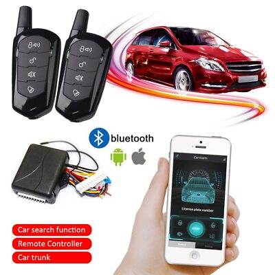Car Alarm Security Systems Auto Remote Central Locking Kit Door Lock Keyless MKT
