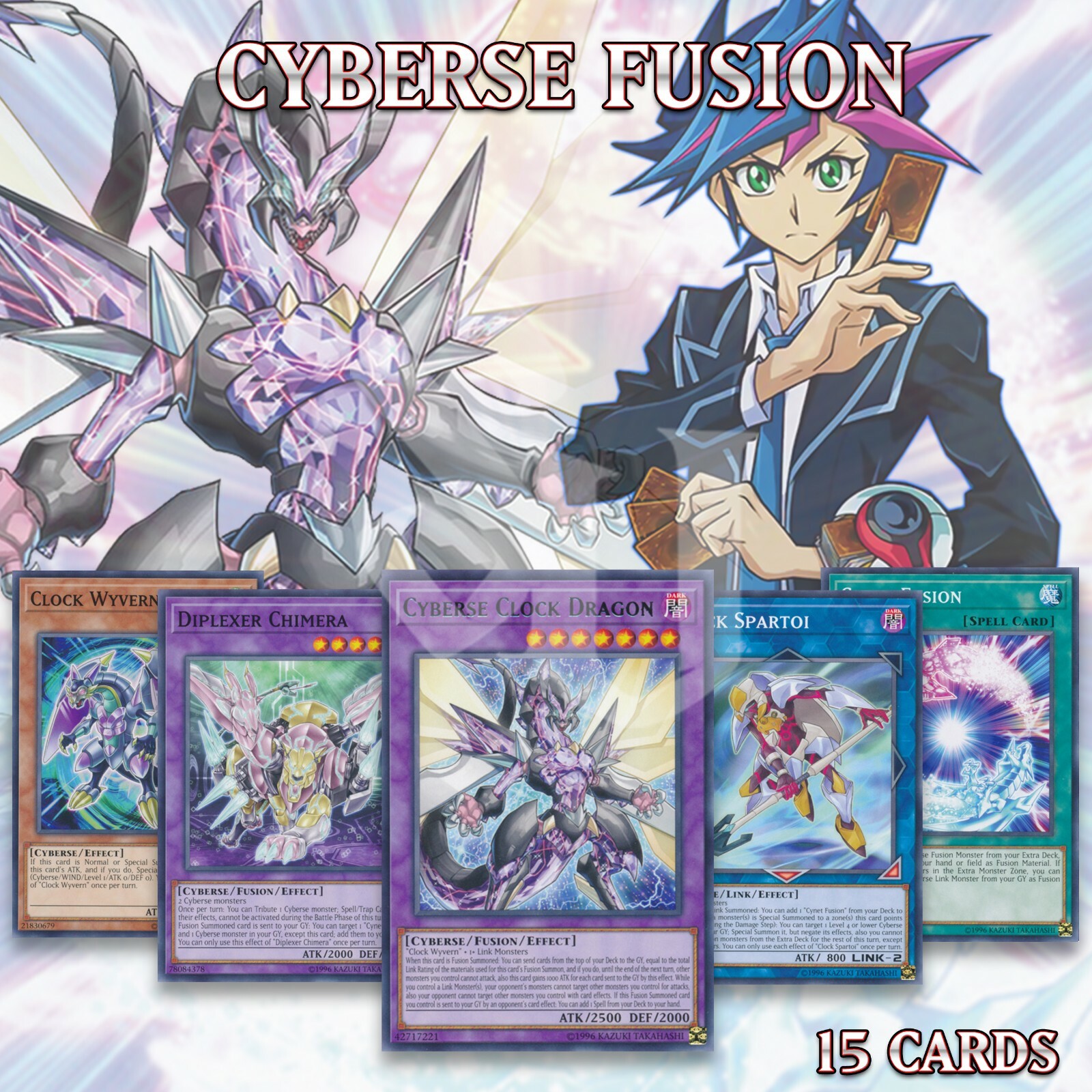 FUSION CYBERSE DECK 15 | Clock Dragon Diplexer Spartoi Playmaker