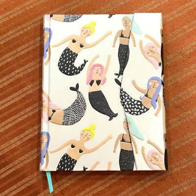 Mermaid Journal Paper Destiny Lined 9'' x 7'' x 1'' Back Pocket Magnetic Close 3D