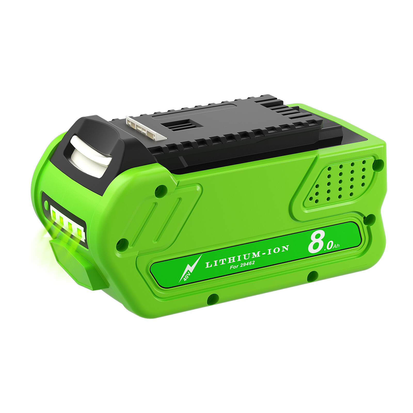 2PACK 40V For Greenworks 40V Lithium G-MAX Battery 29462 29482 29252 29472 8.0Ah