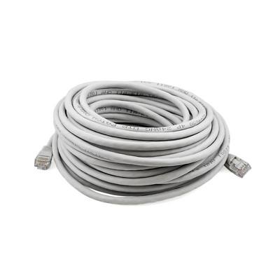 PTC Cat 5e Patch Gray Ethernet Internet LAN Network Cable 50 ft.