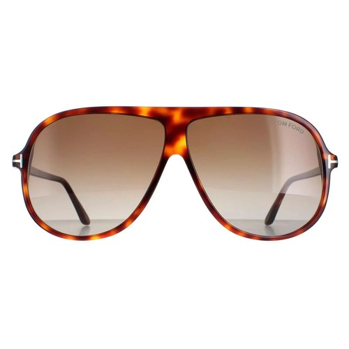 Pre-owned Tom Ford Sunglasses Spencer 02 Ft0998/s 56p 62 Havana Brown Gradient Lens
