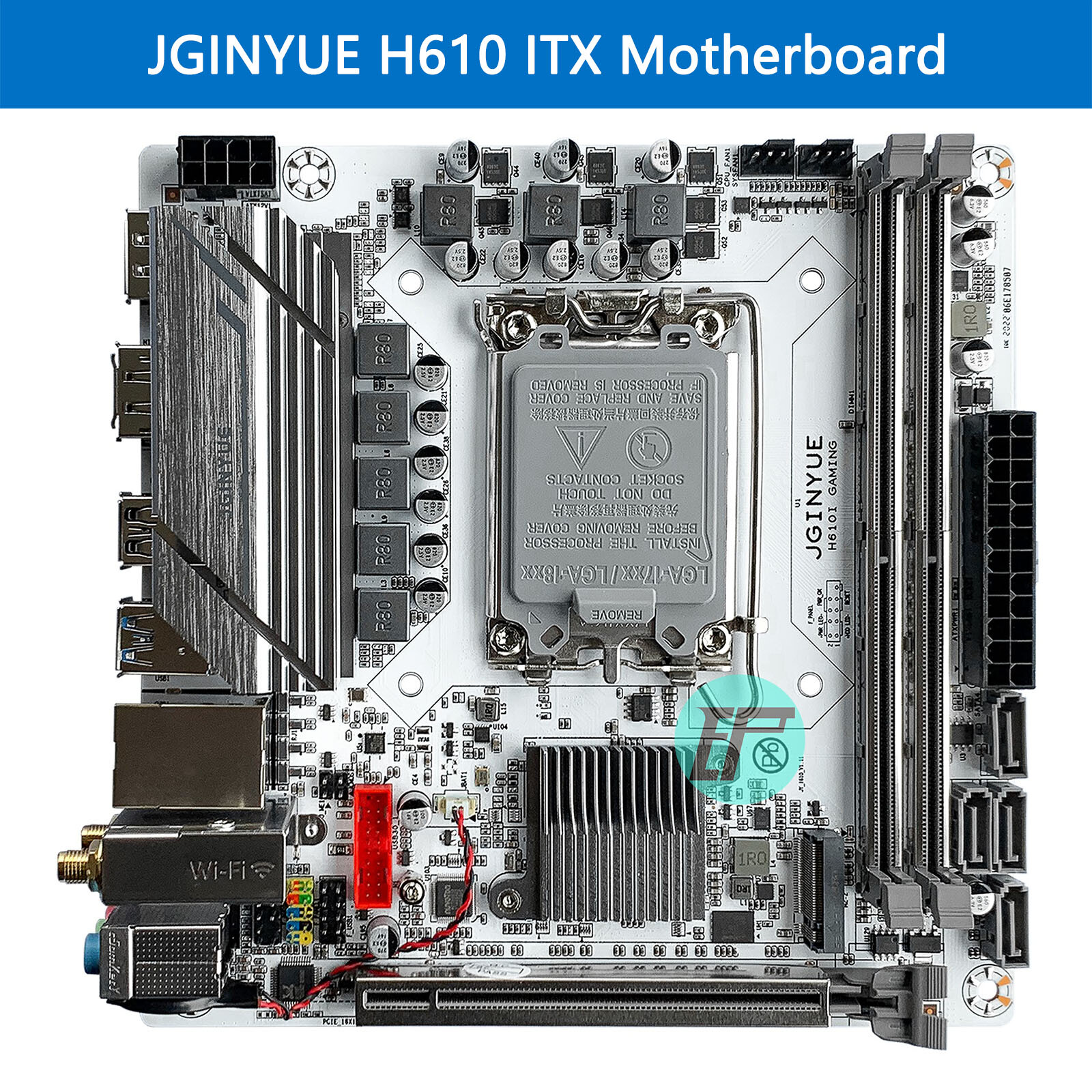 ri10　jovs mimi JGINYUE H610 ITX Motherboard Intel 12 Gen LGA 1700 DDR4 M.2
