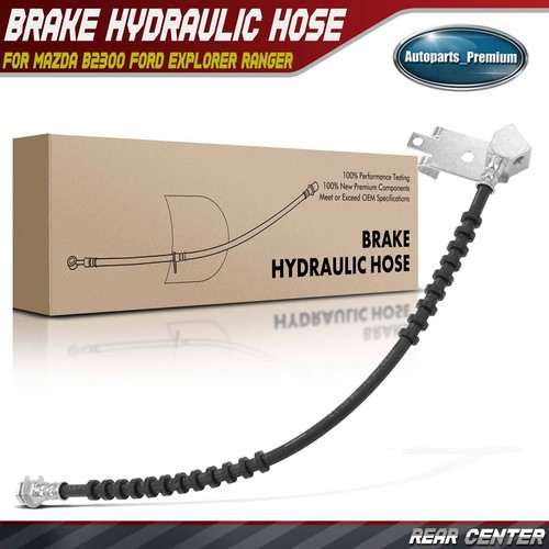 New Rear Center Brake Hydraulic Hose for Mazda B2300 Navajo Ford Explorer Ranger