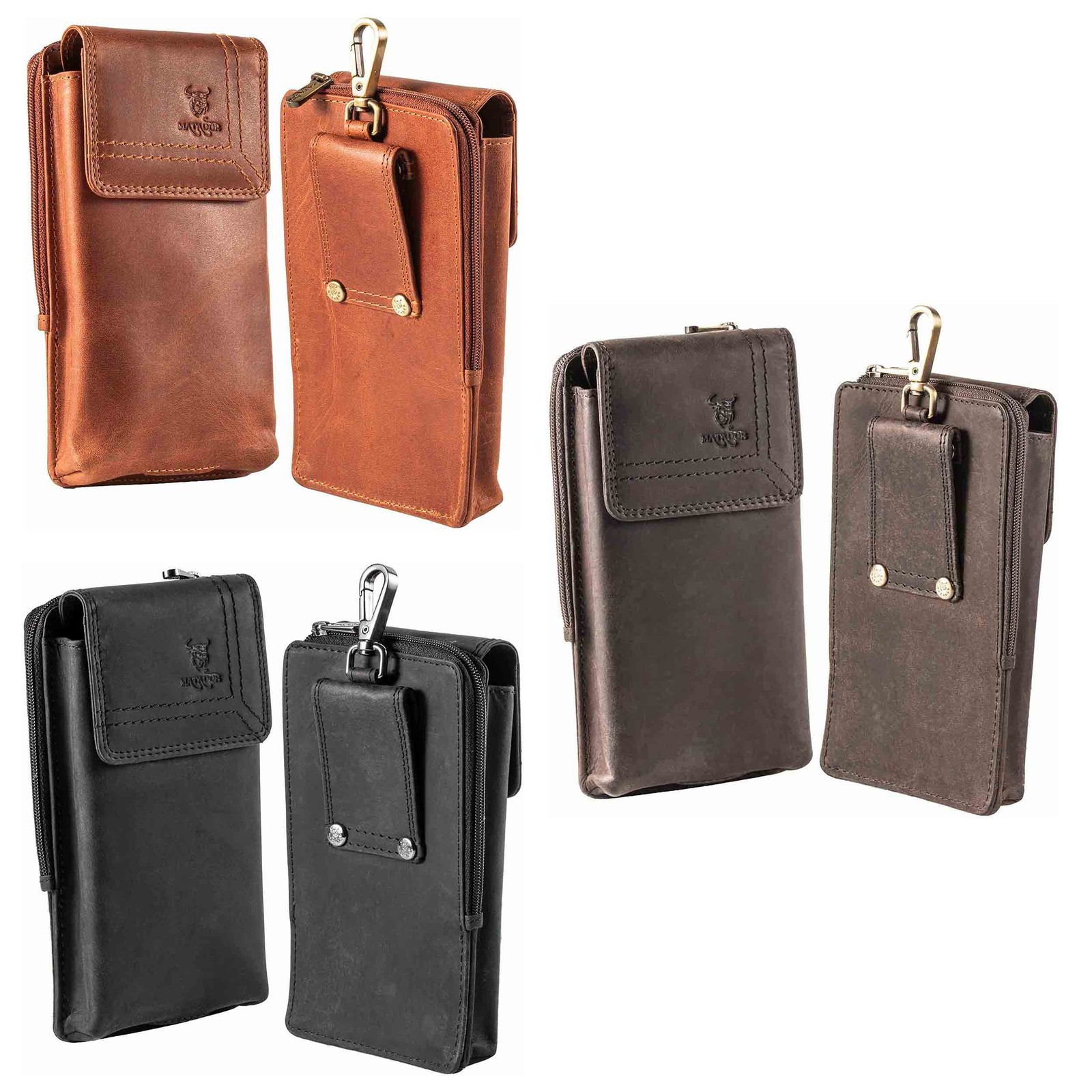 MATADOR BRISBANE Echt Leder Universal Handytasche Handyhülle Handycase 6.9 Zoll
