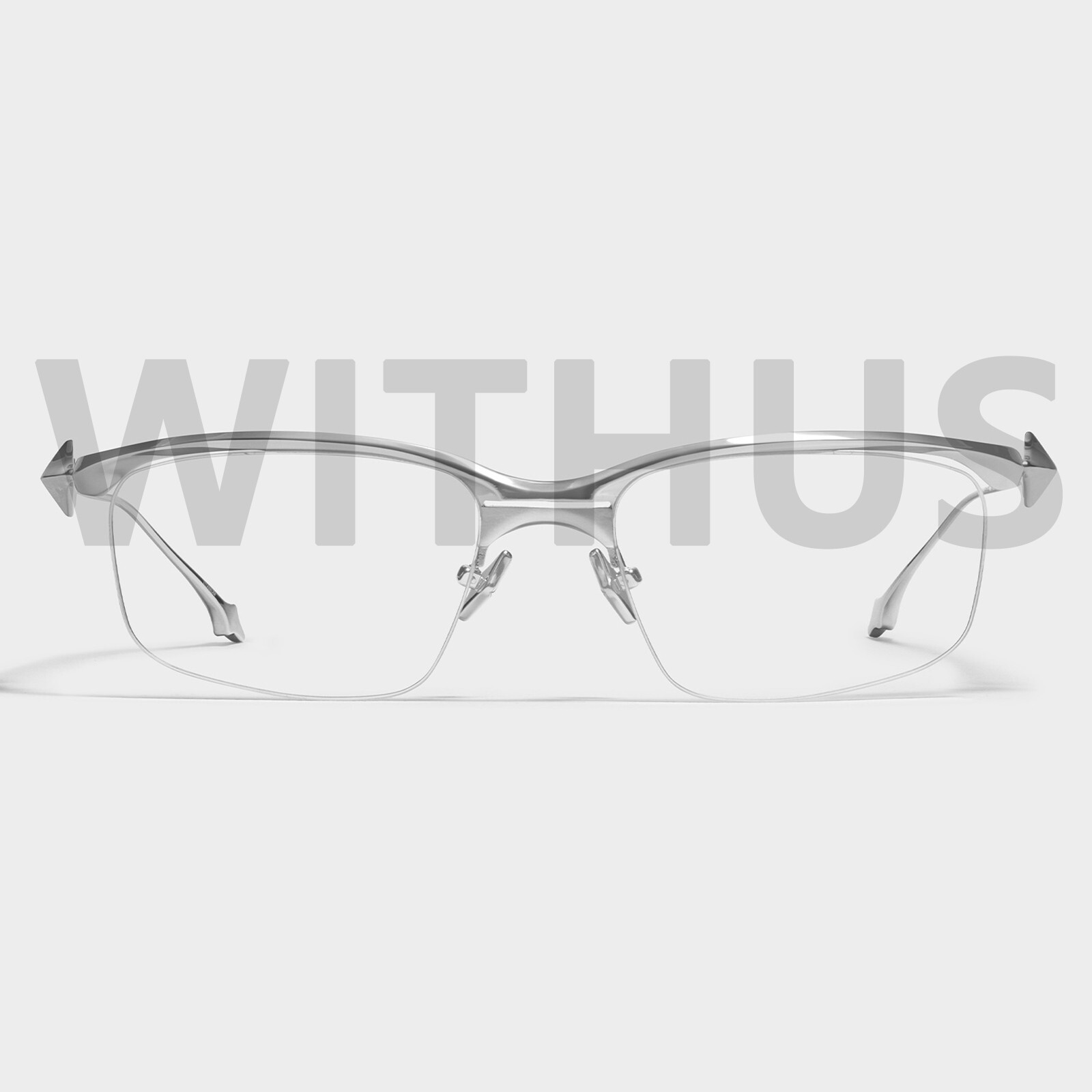 Pre-owned Gentle Monster Kro 02 Silver / 100% Authentic - Tracking