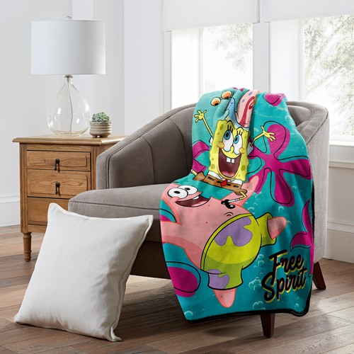 Одеяло Northwest Nickelodeon Spongbob Silk Touch из шерпы 50 x 60