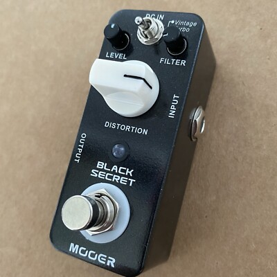 MOOER BLACK SECRET BLADE MICRO METAL DISTORTION EFFECTS PEDAL