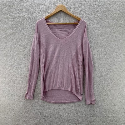 Lululemon Sweater Womens S* Pink Still Movement Lightweight Athleisure Gym Comfy