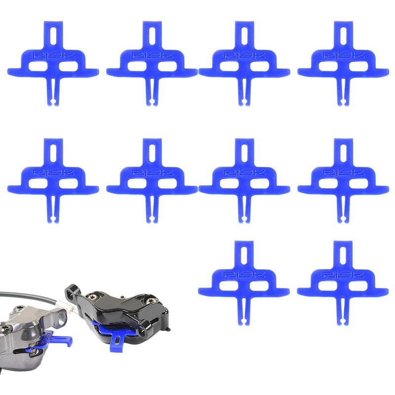 10 Pieces Plastic Hydraulic Disc Brake Spacer Pads Insert for Road Bike Parts US