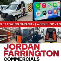 2021 '21reg' MERCEDES BENZ SPRINTER 317 RWD WORKSHOP VAN 3.5 TON TOWING CAPACITY
