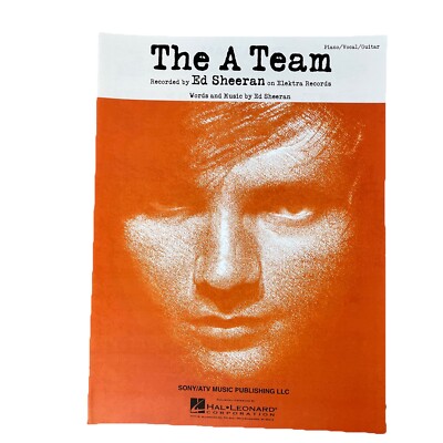 A Team, The - Sheet Music Piano Vocal Guitar Ed Sheeran New Hal Leonard