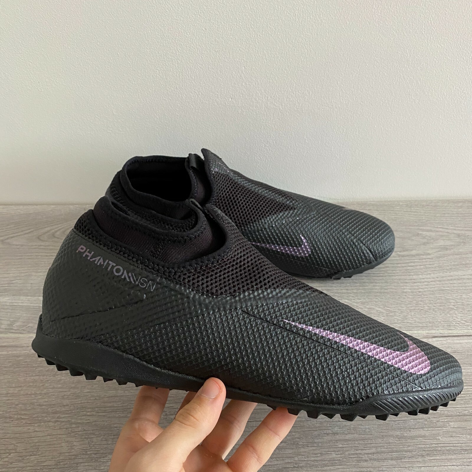 NIKE MENS PHANTOM VSN 2 ACADEMY DF TF UK 10.5/US 11.5/EUR 45.5 BLACK CD4172-010 | eBay