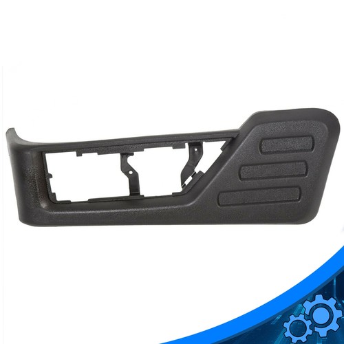 Левая панель отделки подушки водительского сиденья Черная для 08-10 Ford F250 F350 Super Duty