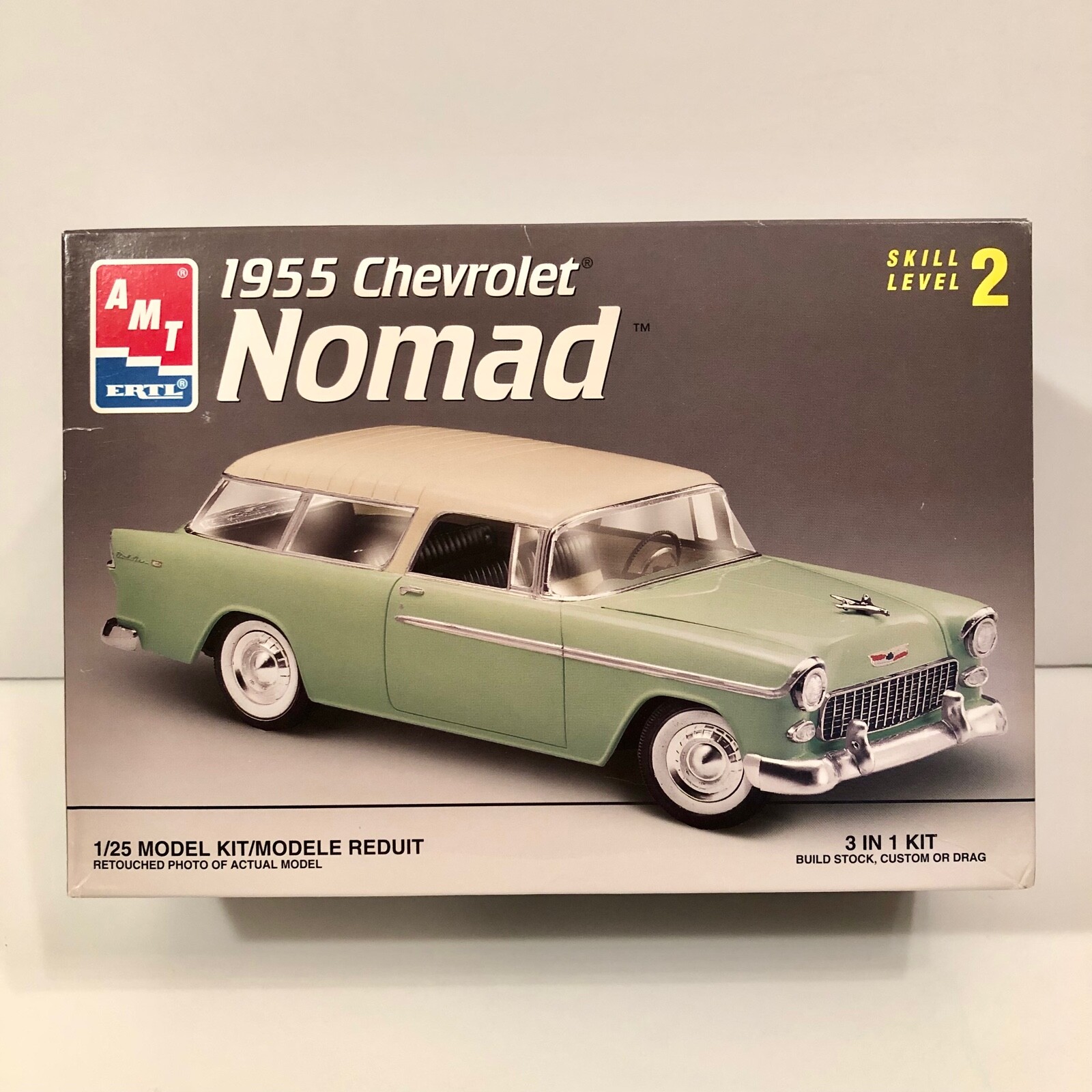 自動車 1955 chevrolet nomad 1/25 AMT1297-55ChevroletNomad_PKG-