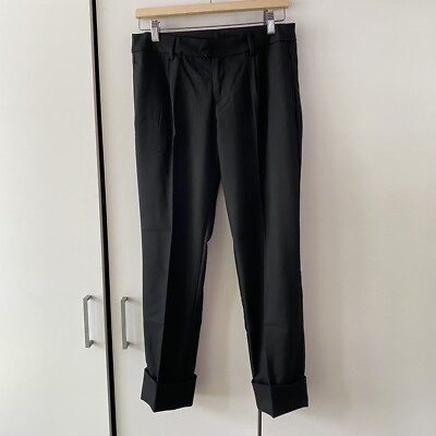 Free People All For Me Trousers Size 2 UK 6 Black