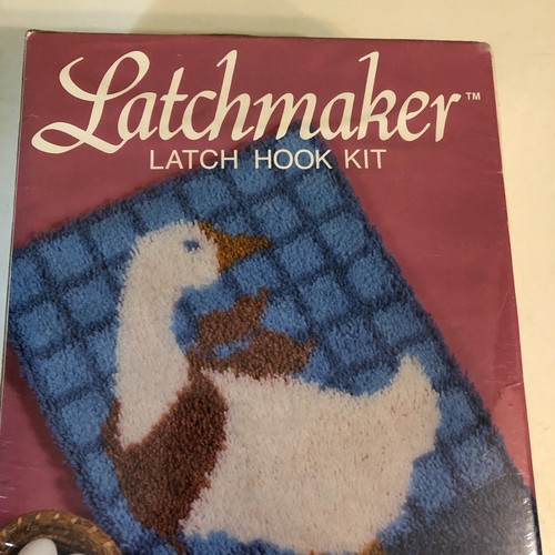 Latchmaker “Bandana Goose” Latch Hook Kit #89001 By Laurel Blake