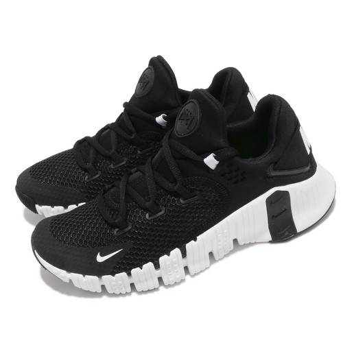 

Nike Wmns Free Metcon 4 Черно-белые женские кроссовки для кросс-тренинга CZ0596-010, Черный, Wmns Free Metcon 4