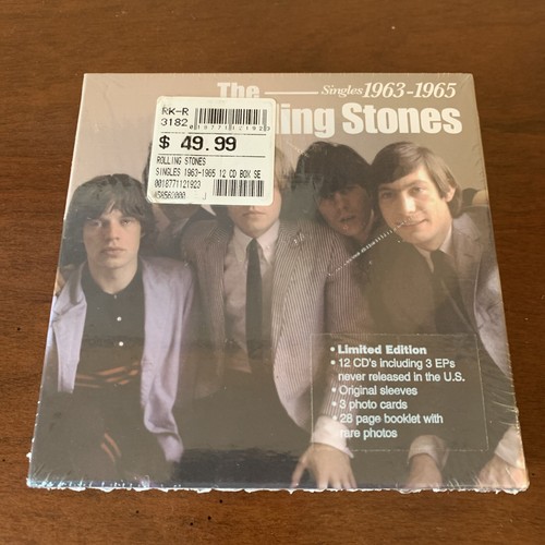 未開封 ROLLING STONES Singles 1963-1965 Amazon.com: The Rolling Stones Singles 1963-1966[18 x 7
