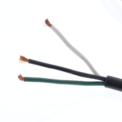 Leviton 5311-008 Black Switched Piggy Back Power Cord for Line Master SF-522-Q17