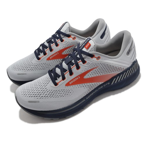 Мужские беговые кроссовки Brooks Adrenaline GTS 22 Grey Orange Navy 1103661D-004