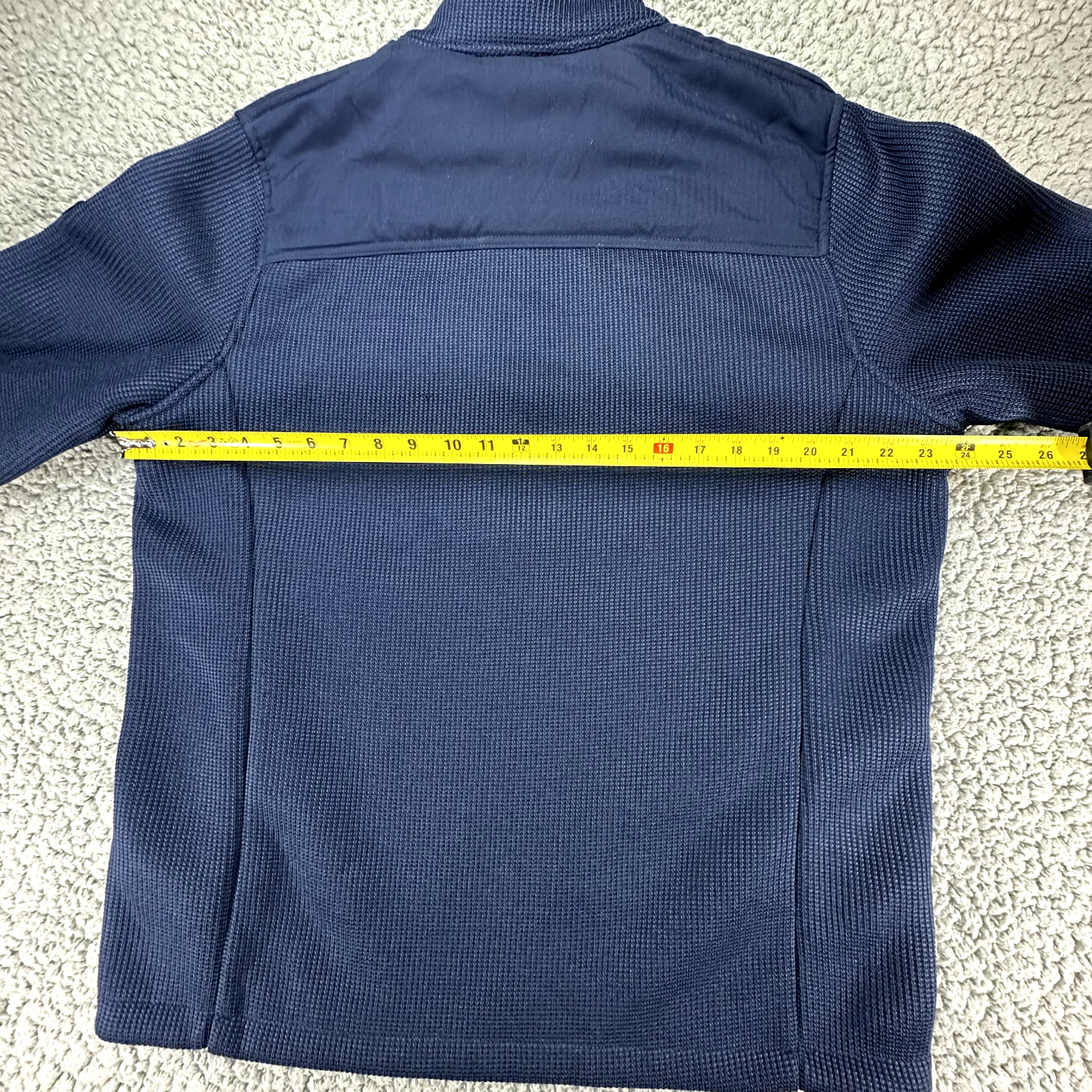 Zeroxposur Jacket Mens Large Blue Heavy Knit Moto Coat Fleece Lined Pockets