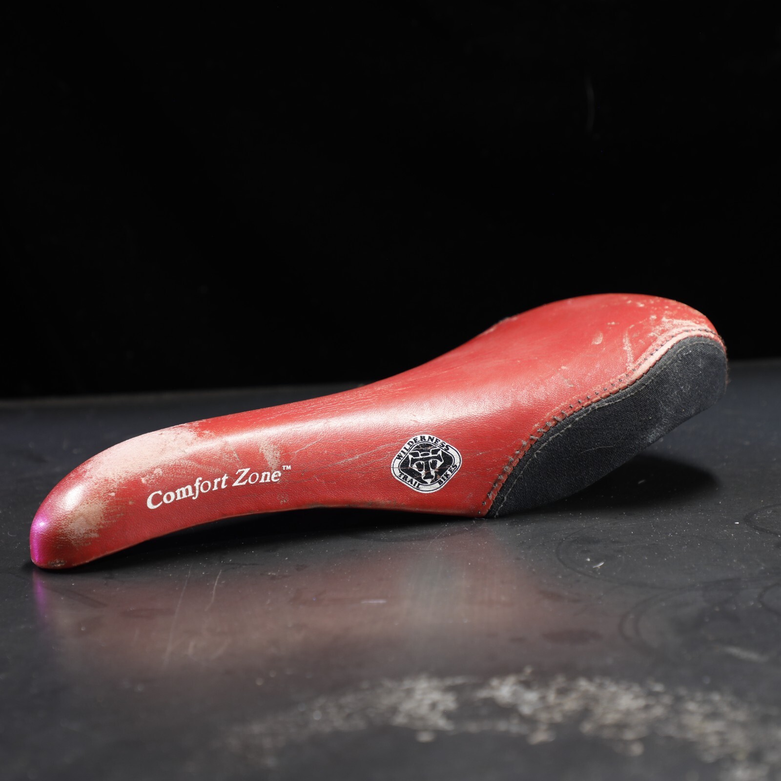 Vintage WTB SSTXR Red Bicycle Saddle - MTB - Used