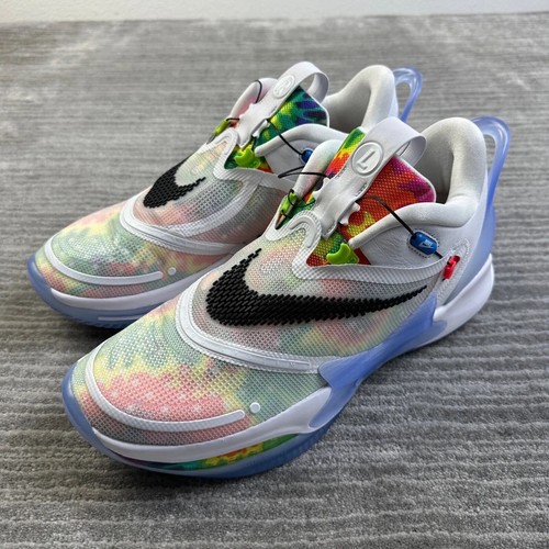 Size 13.5 - Nike Adapt BB 2.0 Tie Dye US Charger White | eBay