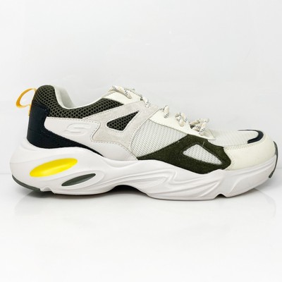 

Skechers Mens Stamina Airy Neurolock 237235 Белые кроссовки Кроссовки Размер 9.5, Белый, Stamina Airy Neurolock
