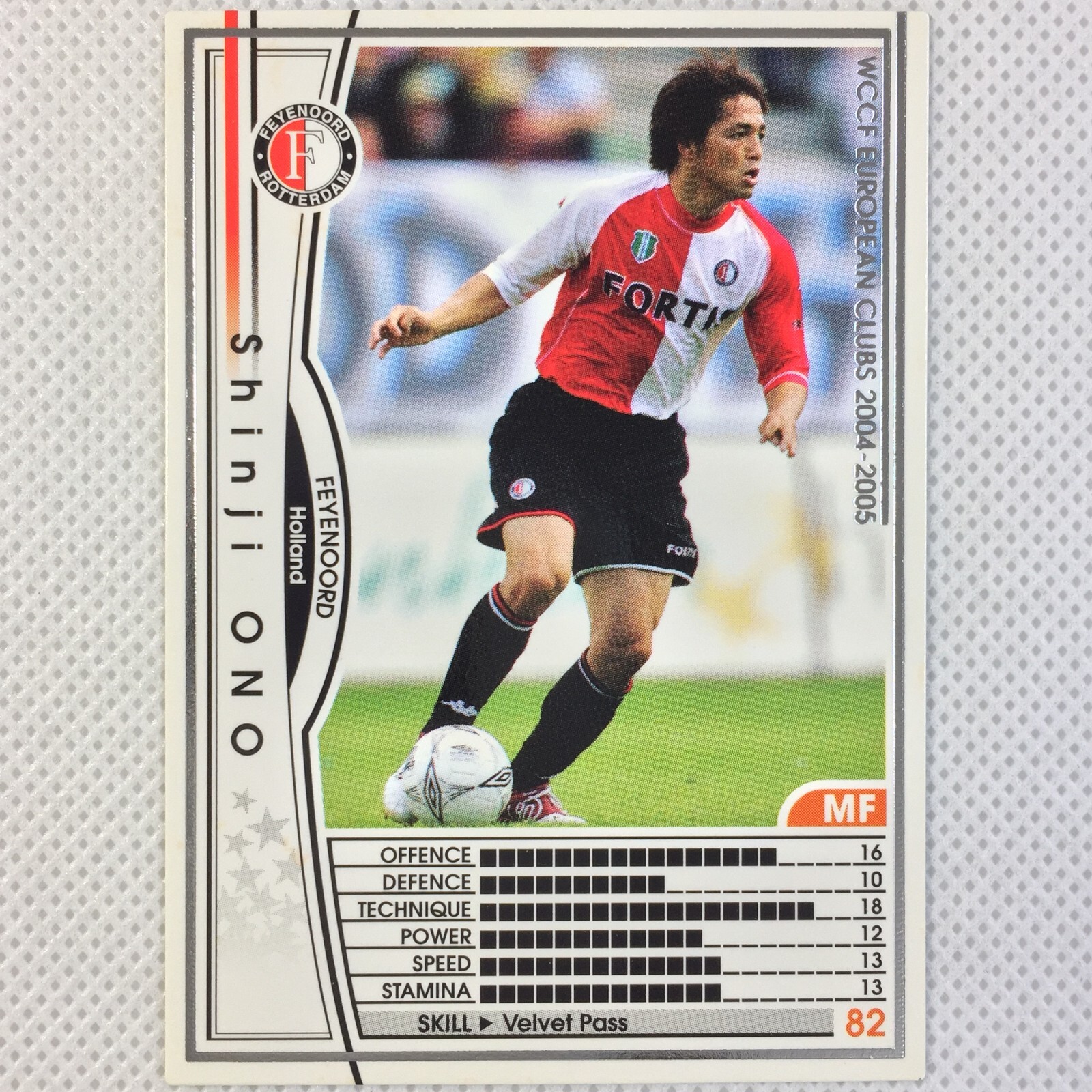 wccf レア Panini WCCF 2004-05 Rookie Card Shinji Ono Feyenoord 092