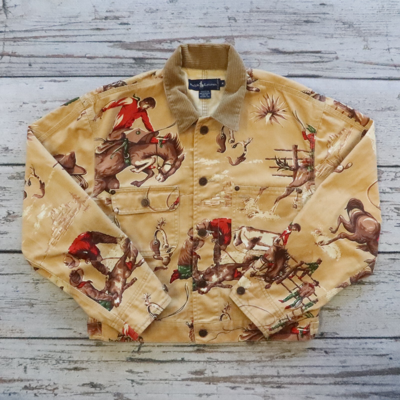 小物 Polo Ralph Lauren vintage camp Vintage Polo Ralph Lauren Camp Surf Print Aloha Hawaiian