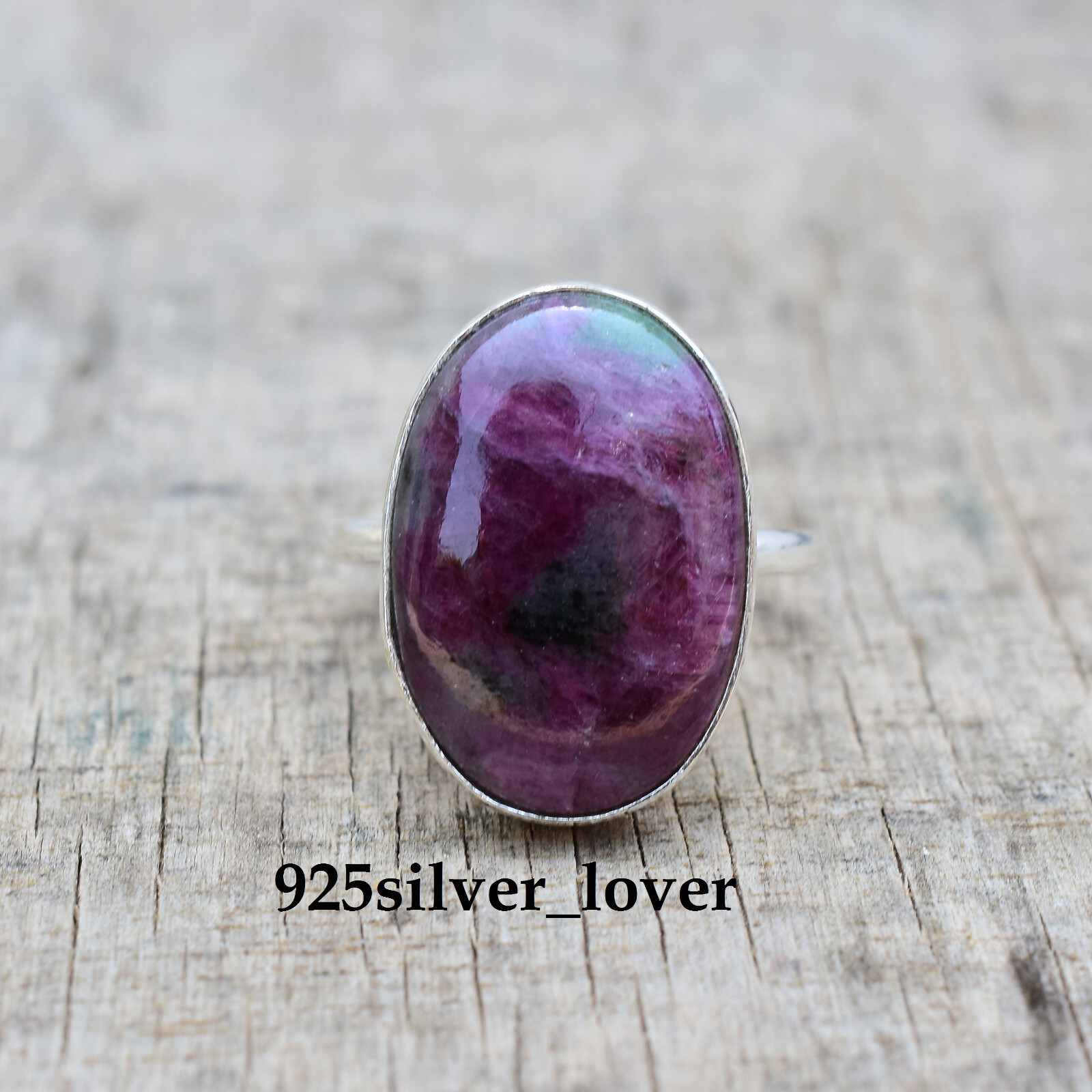 Ruby in Fuchsite Gemstone 925 Sterling Silver Wedding Gift