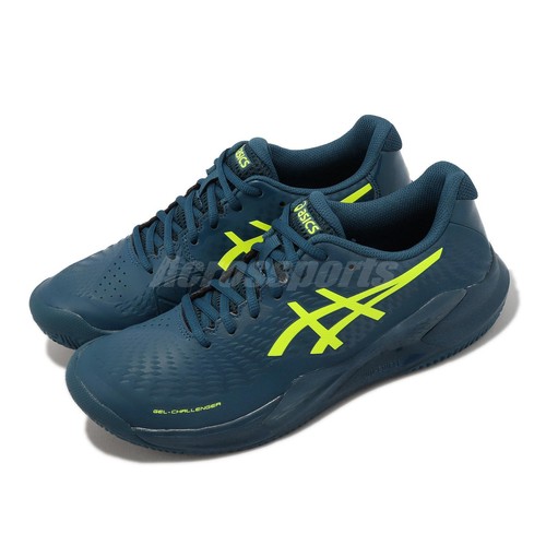 

Asics GEL-Challenger 14 CLAY Restful Teal Safety Желтые мужские теннисные кроссовки 1041A449-400, Зеленый, Gel-challenger 14 Clay