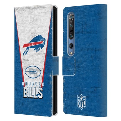 OFFICIAL NFL BUFFALO BILLS LOGO ART LEATHER BOOK WALLET CASE FOR XIAOMI PHONES