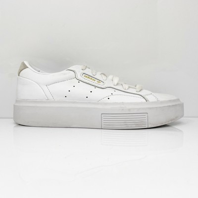 

Adidas Womens Sleek Super EF8858 Белая повседневная обувь Кроссовки Размер 7,5, Белый, Sleek Super
