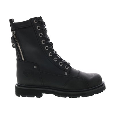 

Мужские черные кожаные мотоботы Harley-Davidson Chatfield D93619 7.5, Черный, Harley-Davidson Chatfield