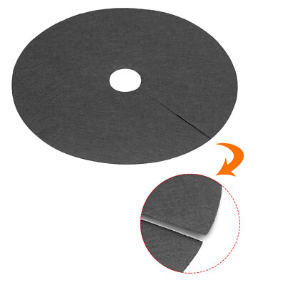 20 Pack Tree Mulch Ring 27cm Nonwoven Tree Protector Mat Plant Cover Black New