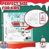conda Pre Printed Canvas for Painting 12 Pcs 6 x 6 Inch, Pre Drawn Canvas Boards with Christmas Pictures to Paint, Theme Canvas Panels Set for Beginners Students, DIY Paint Art Supplies