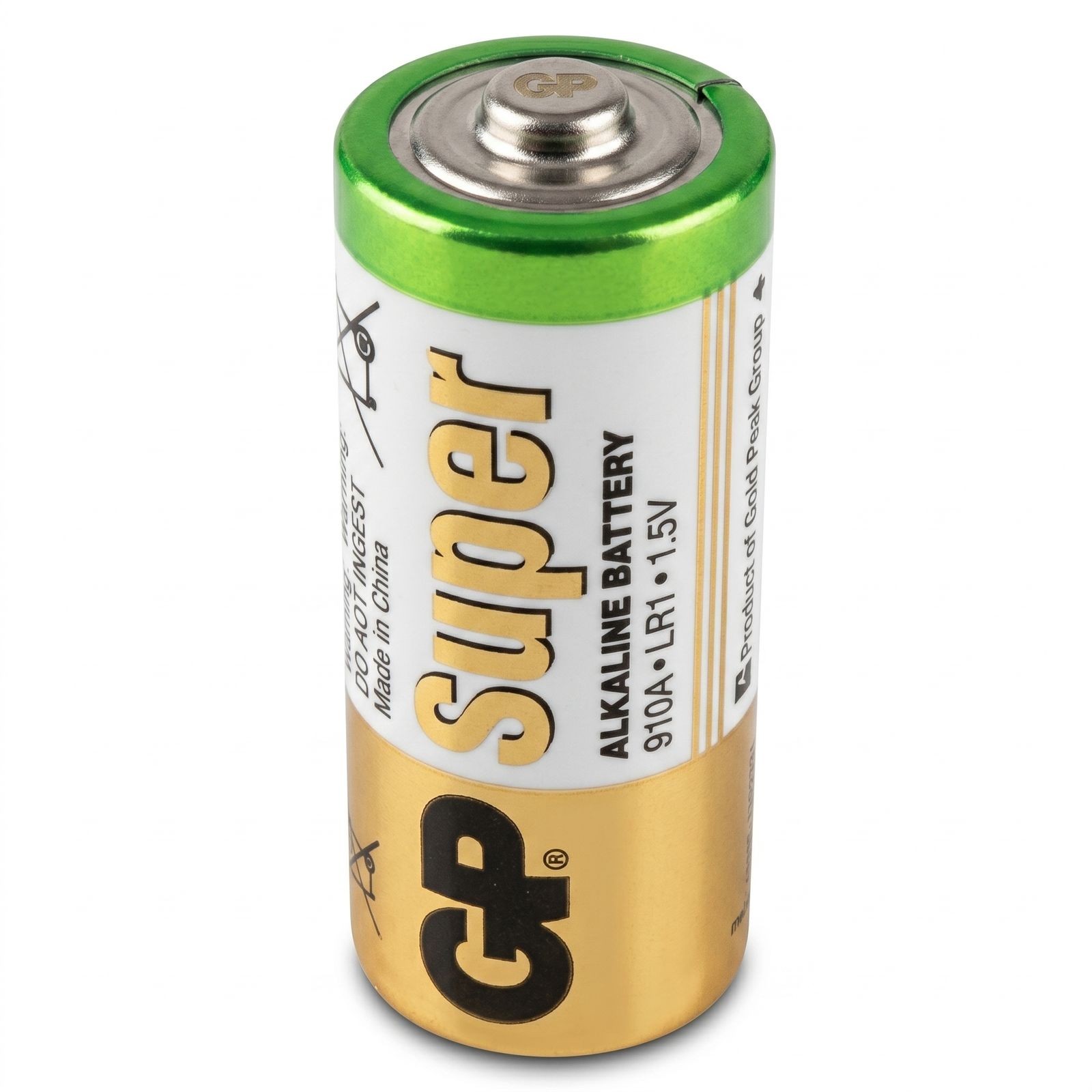 GP Super LR1 1.5V Alkaline Battery MN9100 - Long Expiry, 825mAh, Reliable Power