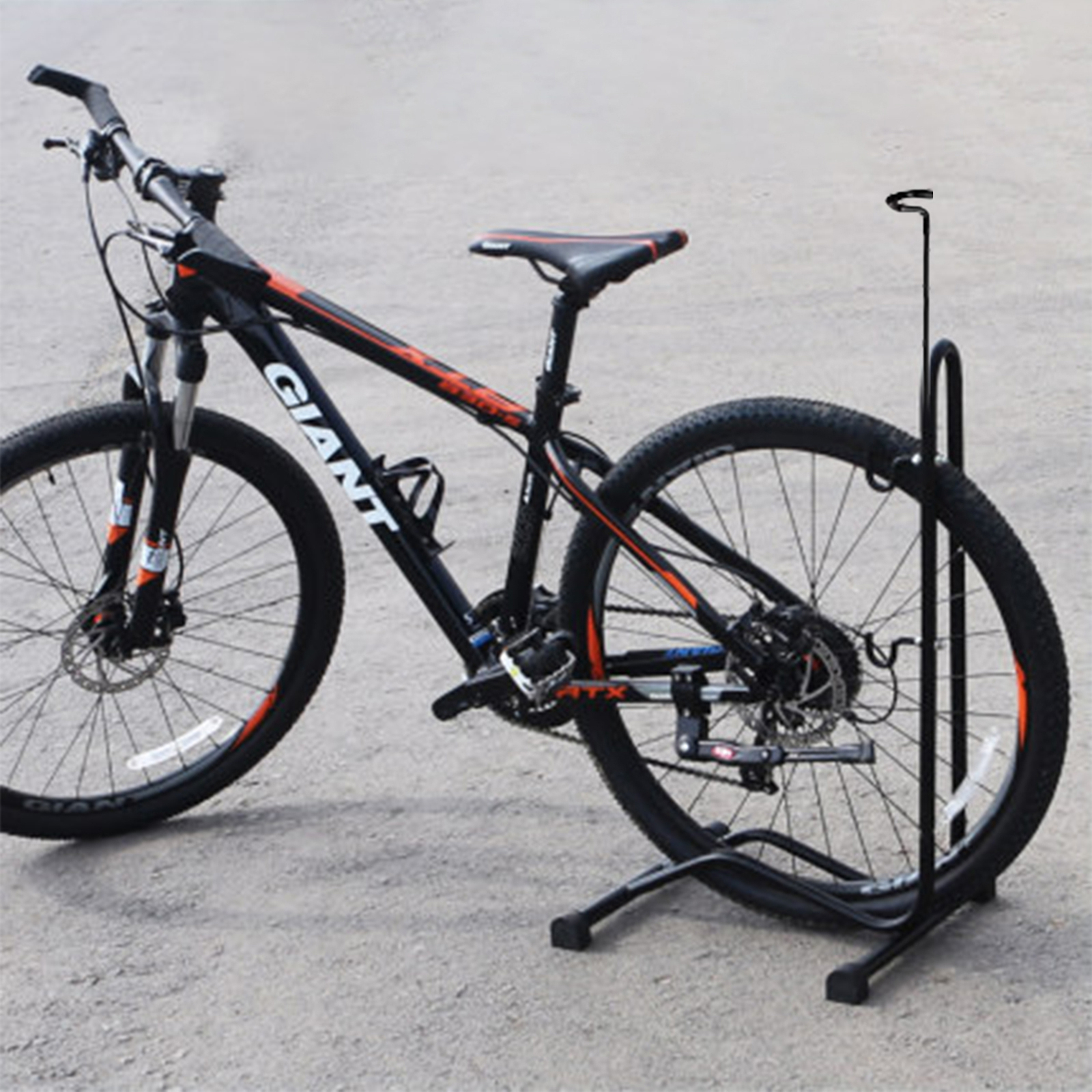 Upright Bike Stand Freestanding Indoor Bike Storage Rack Bicycle Floor Stand