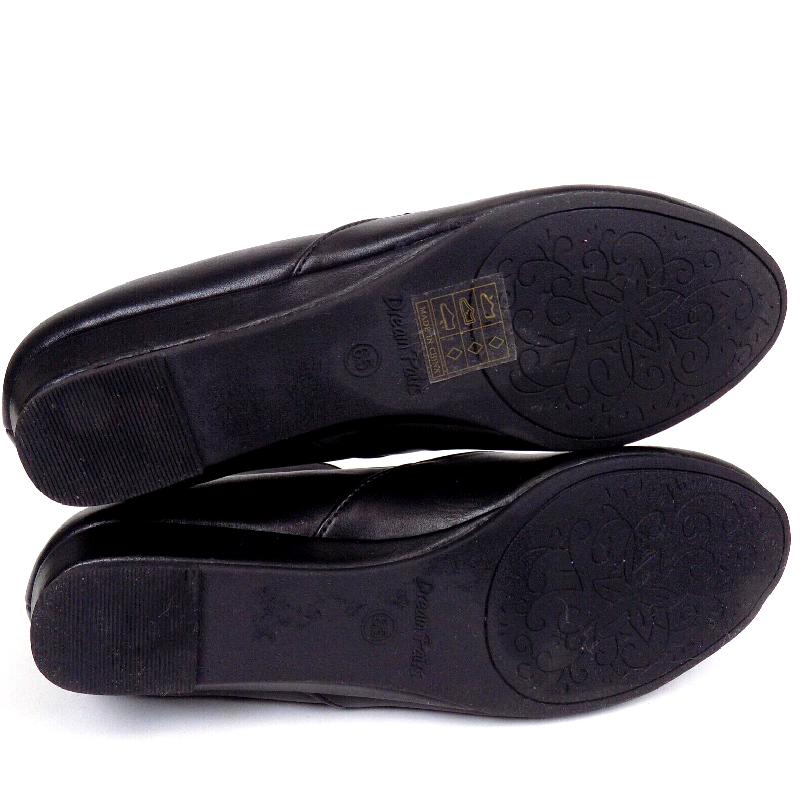 Dream Pairs Renova Low Wedge Women's Ankle Strap Shoes Size 6.5 M, Black 9269