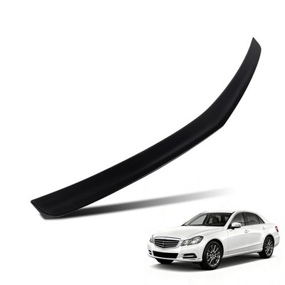 Boot Deck Spoiler for Mercedes-Benz E Class W212 2008-2016 Black Painted