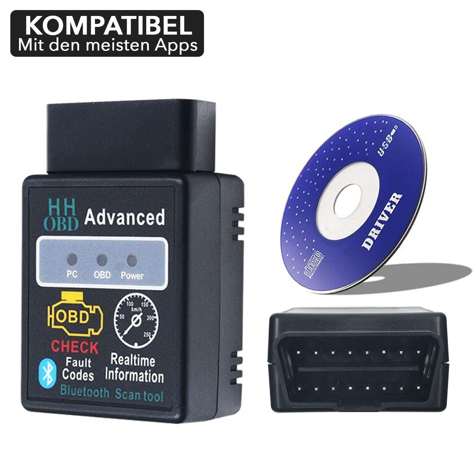 OBD2 Diagnosegerät Bluetooth Fehler Auslesegerät Auto Scan KFZ Diagnose Android 