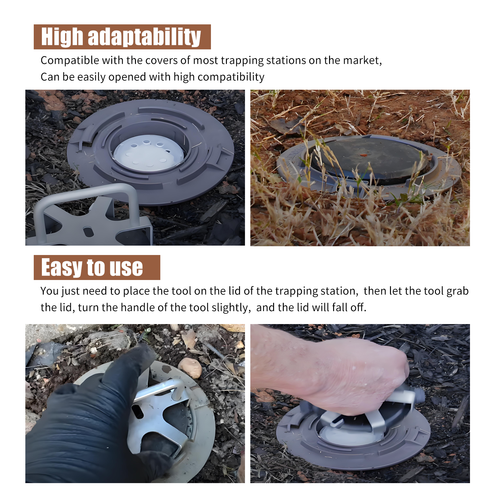 Advance Termite Bait Station Spider  Access Metal Tool